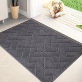 PURRUGS Absorbent Non-Slip Machine Washable Entry Rug and Mat, Shoes Scraper and Dog Mat, Super Absorbent Welcome Mat for Front and Back Doors, Muddy Wet Shoes and Paws image 0